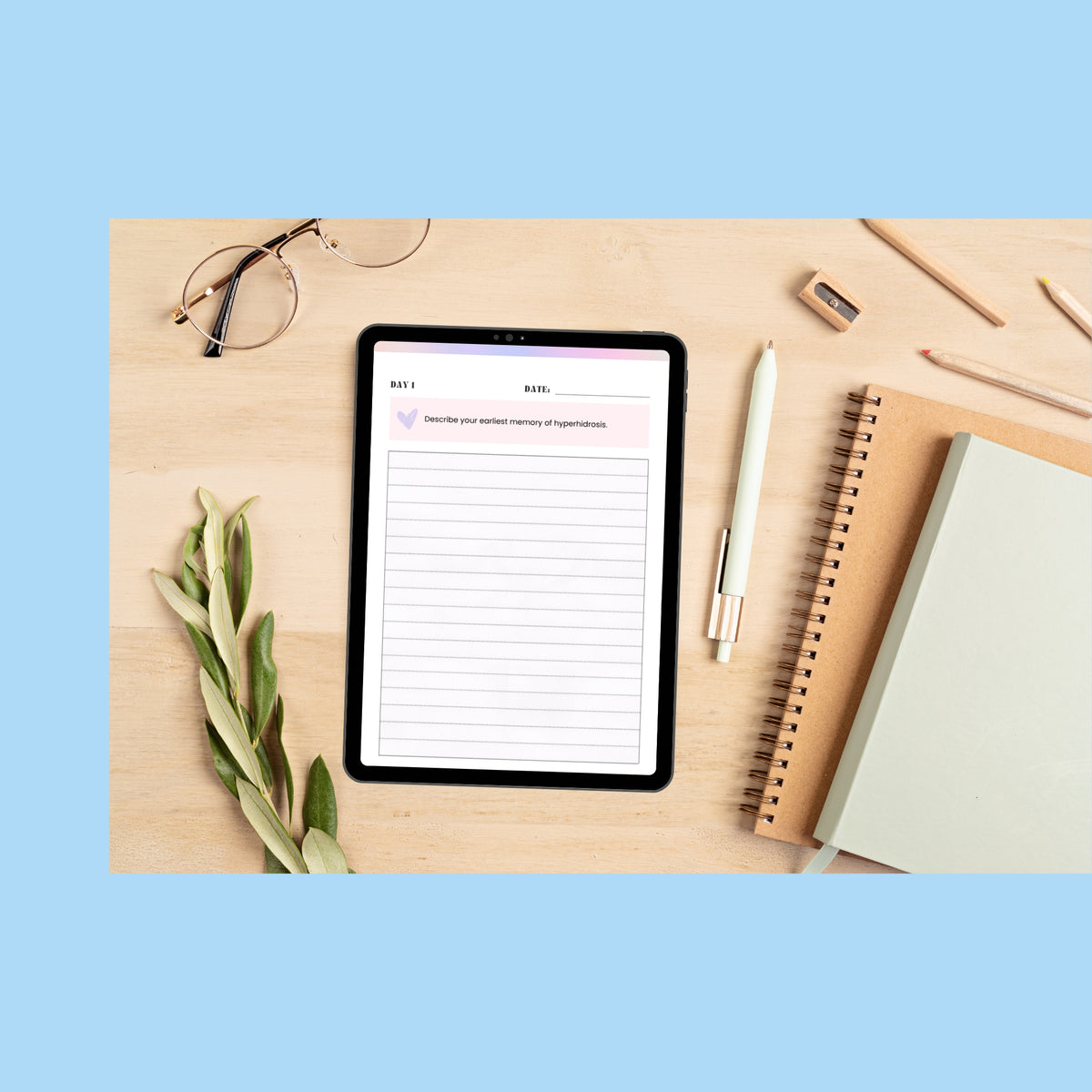 My 45-Day Hyperhidrosis Journal [Digital Download]